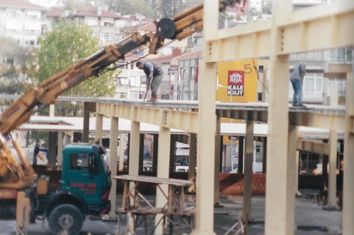 Beşiktaş Cumartesi Pazarının Yeni Yerinin İnşaatı Hızla Devam Ediyor