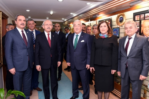 CHP Lideri İSTESOB’u Ziyaret  Etti